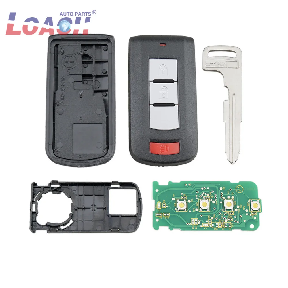 2 + 1 кнопки 315 МГц PCF7952 чип OUC644M KEY N No Mark дистанционный Автомобильный ключ для Mitsubishi
