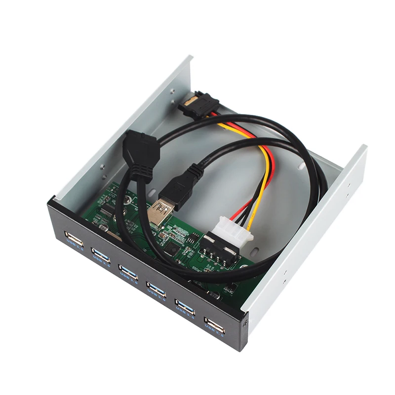 4 порта USB 3 0 + 2 концентратор расширения 5 25 ''флоппи-Бей передняя панель #233505 |