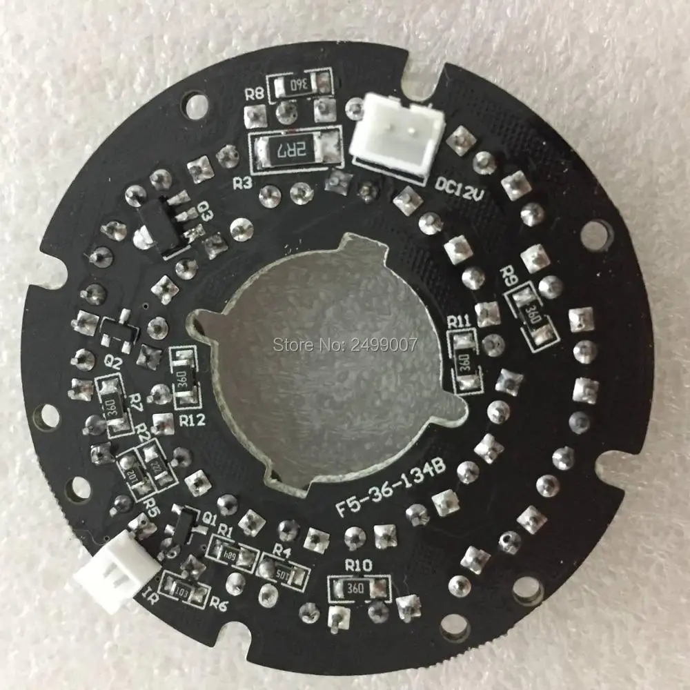 Lihmsek CCTV интимные аксессуары инфракрасный свет доска 36 зерна 850nm ИК Светодиодная панель для камеры скрытого видеонаблюдения ночное видение диаметр 53 мм
