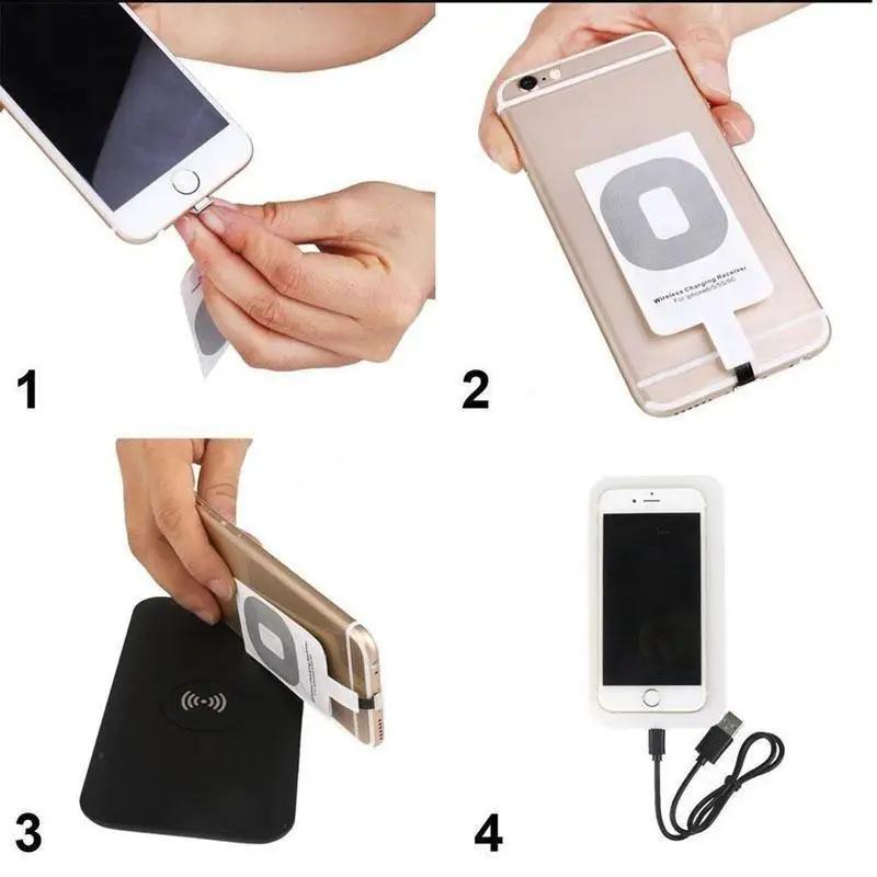Универсальное беспроводное зарядное устройство Qi для Iphone 5 5C 5S SE 6 6s Plus 6plus |