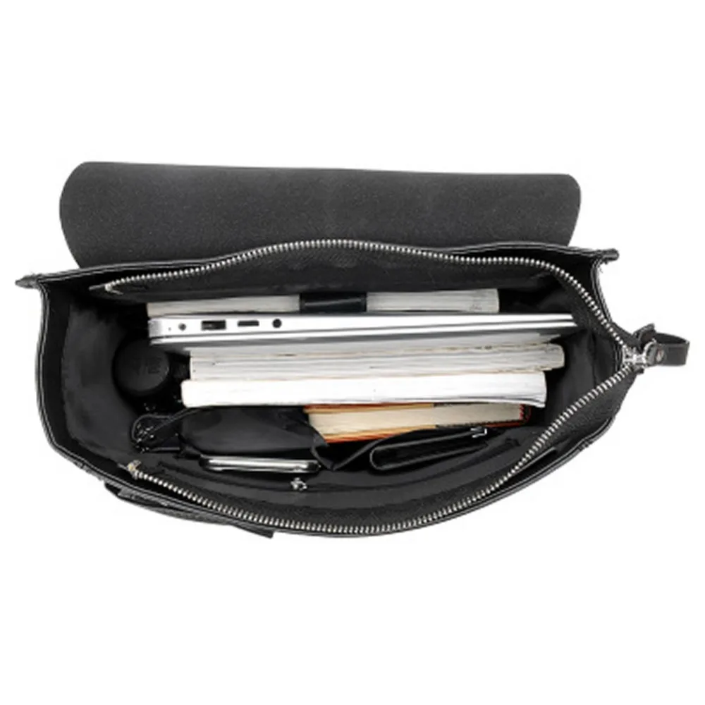 

GNWXY Soft PU Leather Men Business Backpack Waterproof Schoolbags For 16 Inch Laptop Book Bag Travel Bags Schoolbag Dropshipping