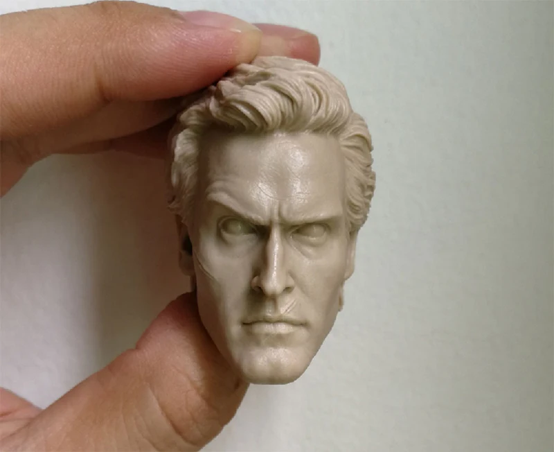 

1/6 Bruce Campbell Unpainted Head for 12''Bodies Damage Version