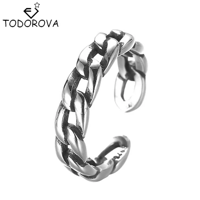 14 Todorova античные пляжные панковские кольца, винтажные геометрические кольца для мужчин и женщин, резные Регулируемые кольца на палец - Цвет основного камня: 14
