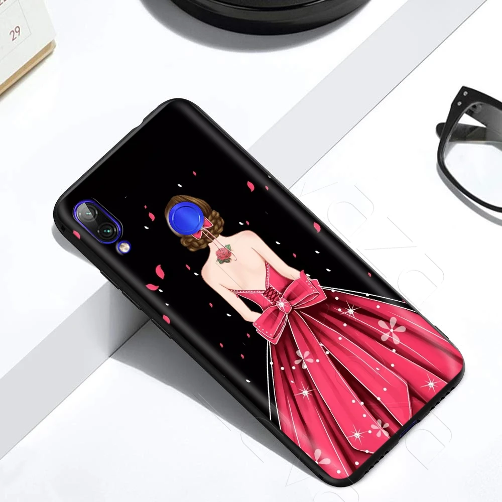 Lavaza красивое свадебное платье чехол для девочки Xiaomi Redmi Note 4A 4X 5 5A 6 6A 7 S2 Pro Go Prime Plus |
