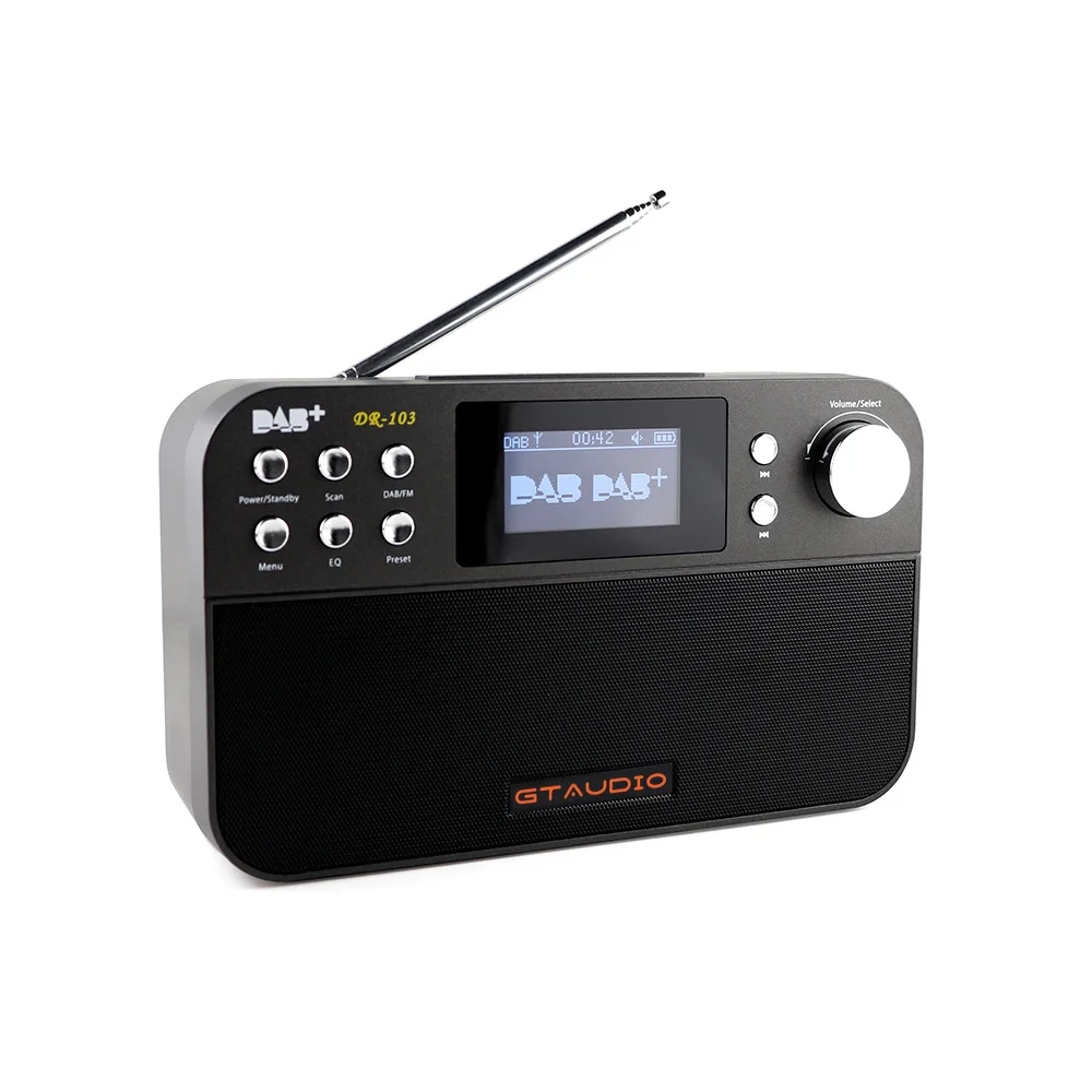 Цифровой fm радио цифровой интернет портативный FM DAB + мини динамик с