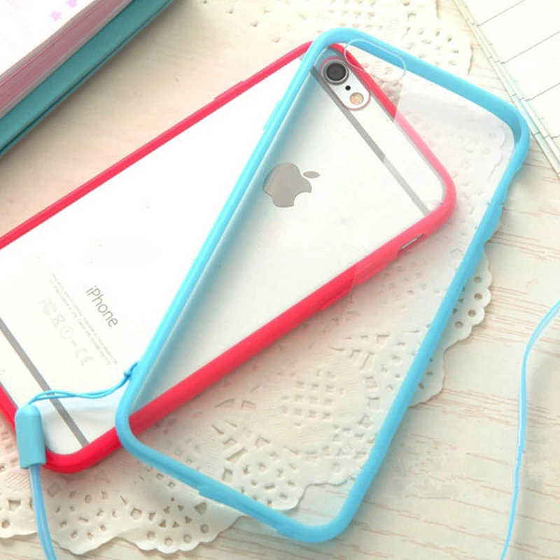 Для iphone 7 Чехол Ультра тонкий карамельный цвет акриловая задняя крышка для 8 Plus plus