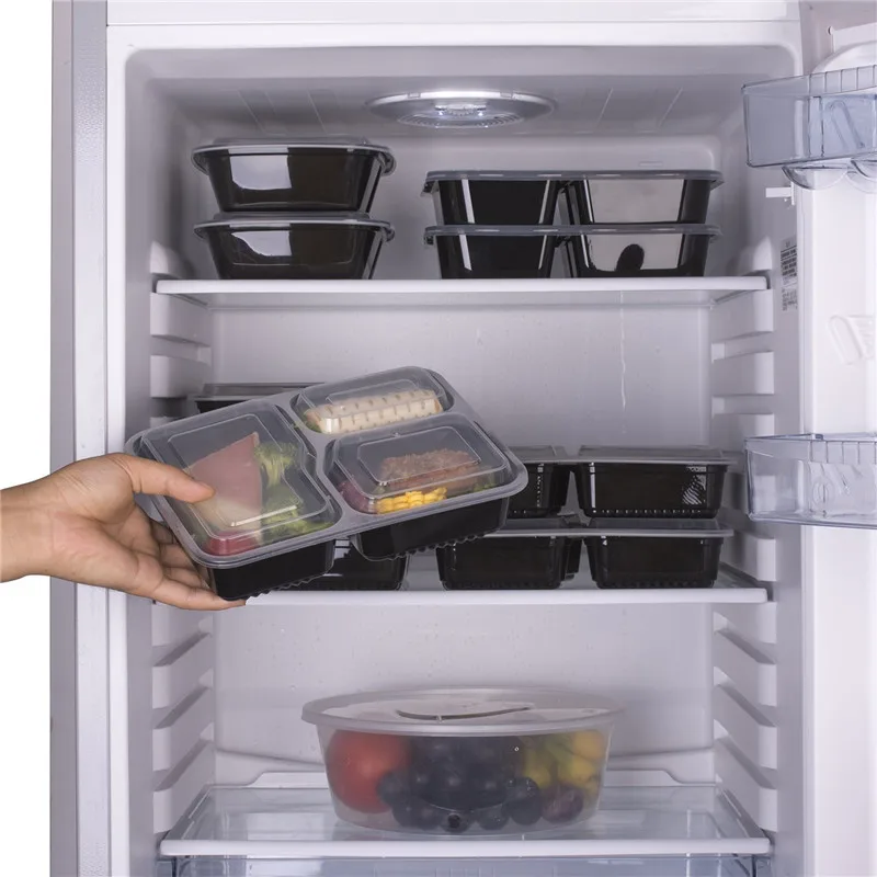 KCASA 1 шт. одноразовый Ланч бокс столовая посуда для микроволновой печи безопасный