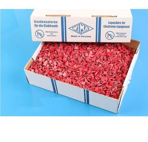 5 шт. WIMA MKS2 0 1 мкФ (0 100nF мкФ) 100V шаг: мм Новый| |