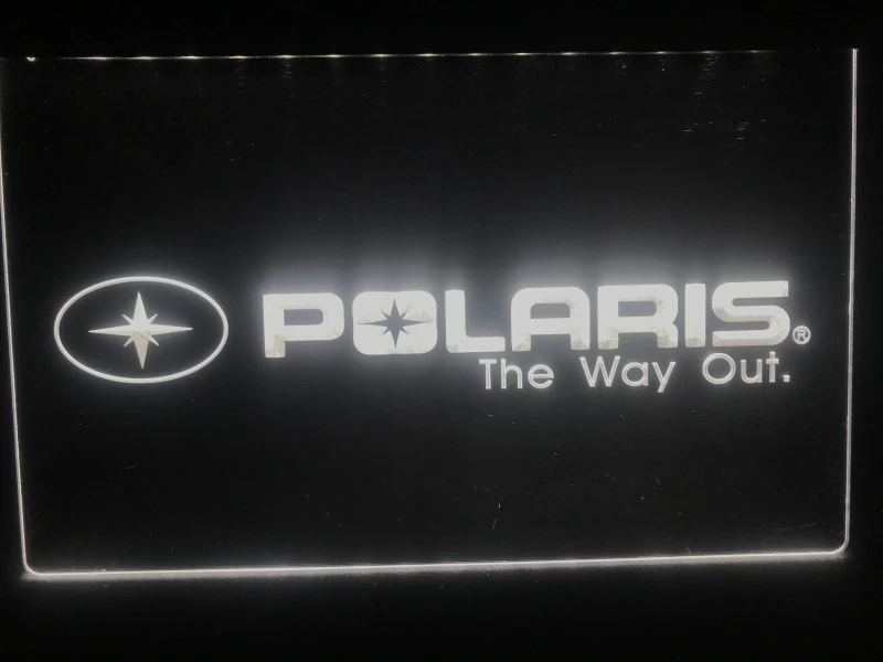 Распродажа логотипа снегохода D142 Polaris новый светодиодный неоновый