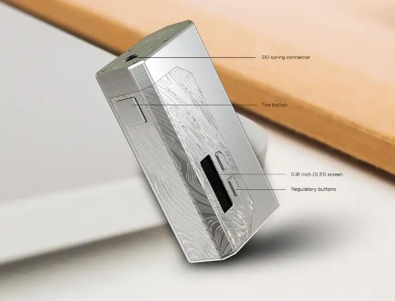 Оригинальный Wismec lusotic MF коробка мод Vape 100 Вт поддержка гильотина V2 RDA электронная
