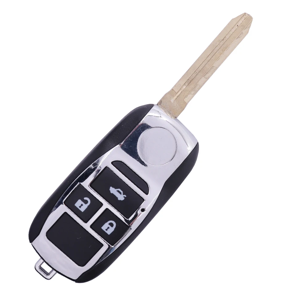 3 кнопки Porsche модели Стайлинг Модифицированная замена флип складной пульт