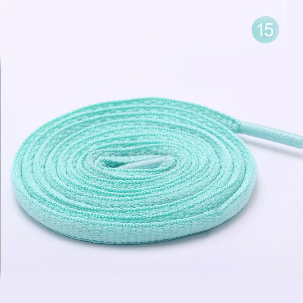light blue 1 пара Спорт на открытом воздухе повседневная 26 Цвета шнурки Пеший Туризм соскальзывания обуви теннисные туфли с кружевами для ботинок строки 80/100/120 см - Цвет: light blue