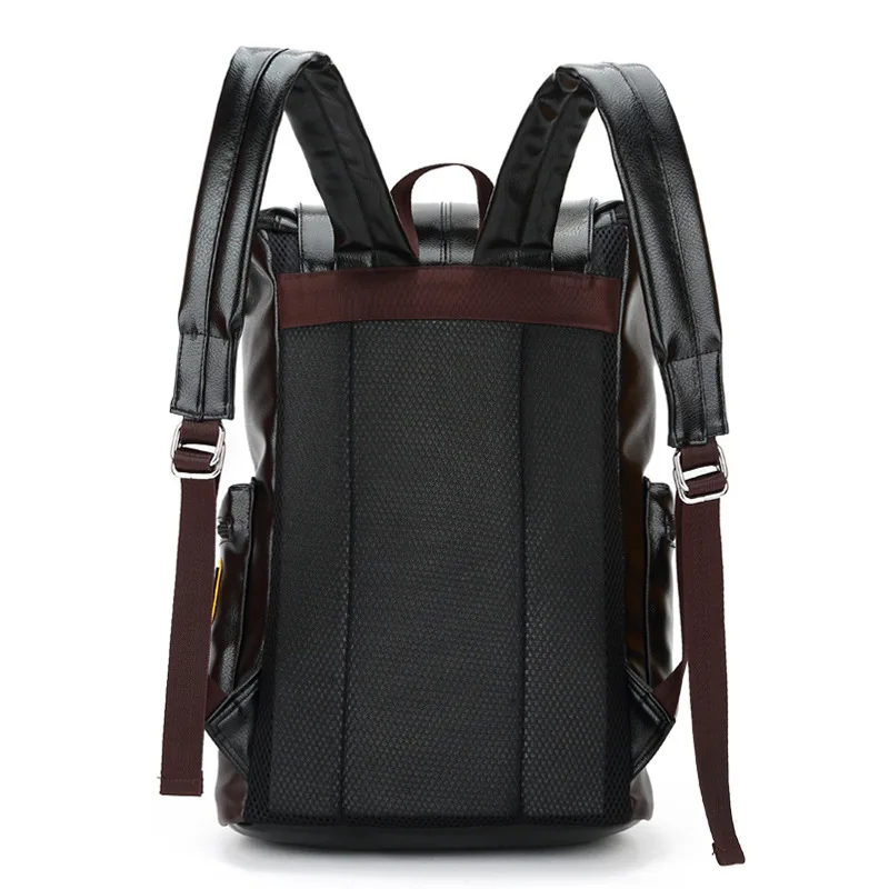 Мужской кожаный рюкзак для ноутбука 2017 дюйма с плечевым ремнем | Багаж и сумки