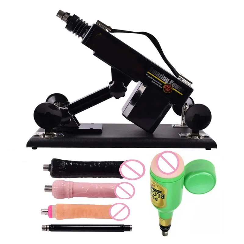 Выдвижная секс-машина Дилдо Вибратор с 3 фаллоимитаторами 1 Вагина чашка