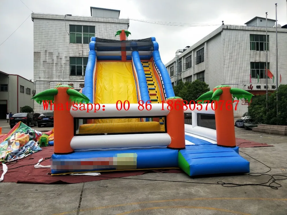 (Китай Гуанчжоу) Прямая поставка с завода надувная горка/замок/батут/горка для
