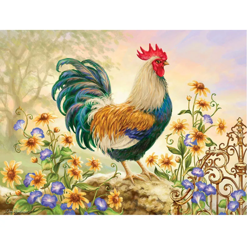 5d алмазная картина крестиком большой петух Diy Алмазная вышивка ремесло мозаика