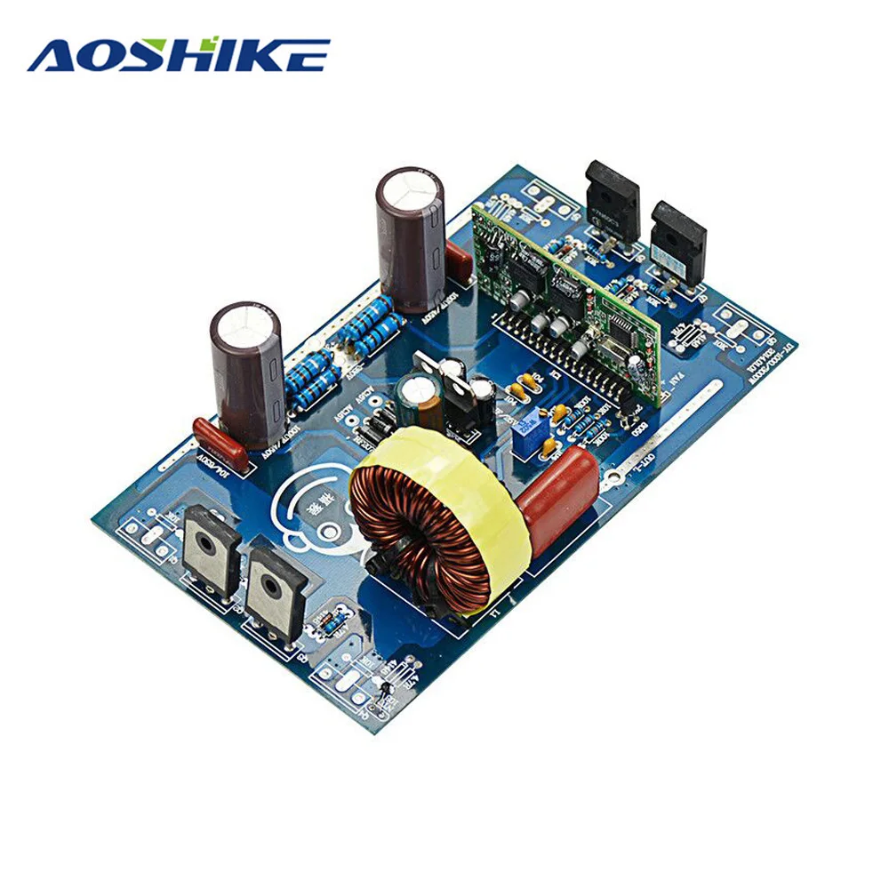 AOSHIKE 2000 Вт Чистая синусоида инверторный блок питания пост синусоида готовая Плата усилителя