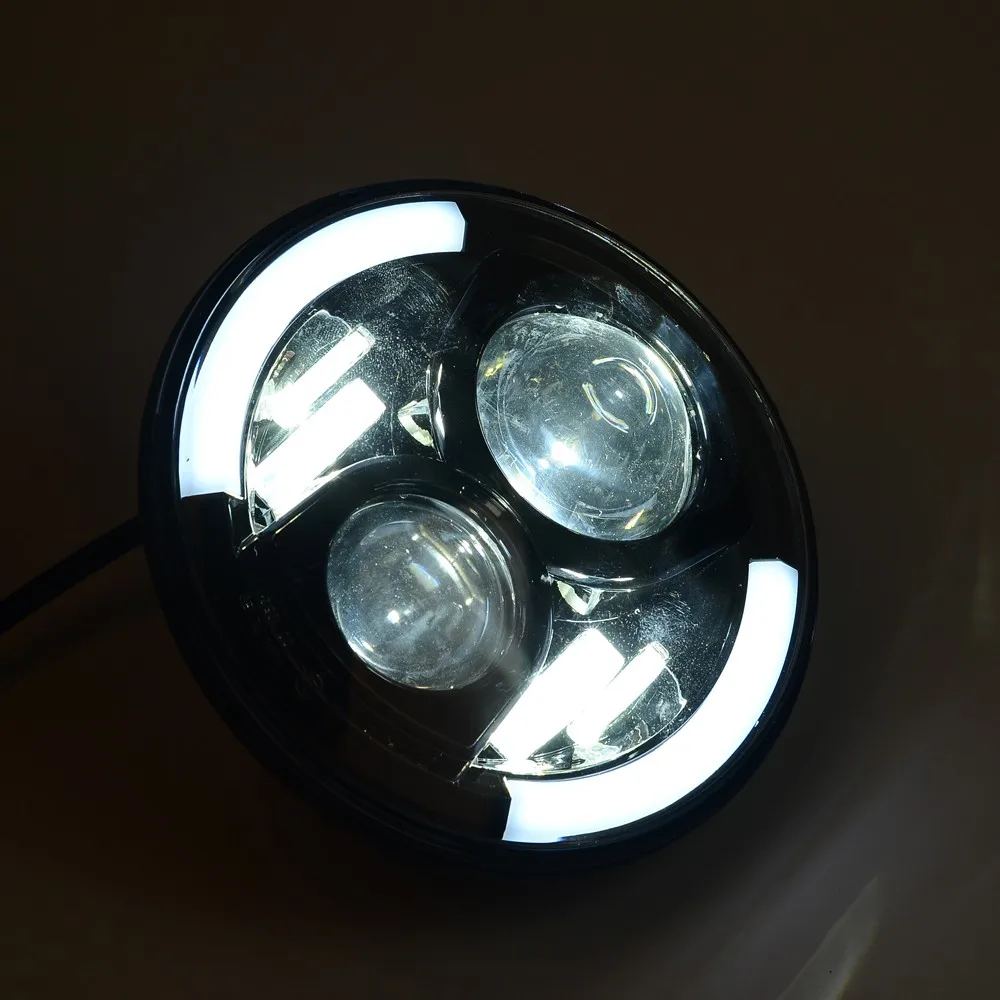 Светодиодный светильник AuMoHall Круглый 7 дюймов 60 Вт 2 шт.|headlight h4|drl lampdrl |
