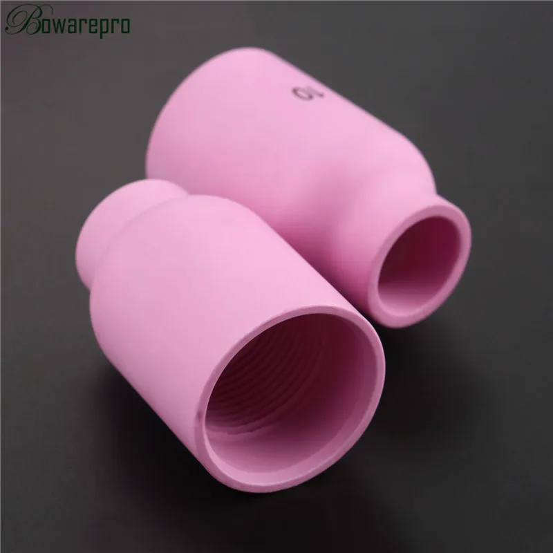 

bowarepro TIG Alumina Nozzle Gas Lens 53N88 10# Fit TIG Welding Torch Consumables For Large Gas Lens Setup In 9/17/18/20/26 5PCS