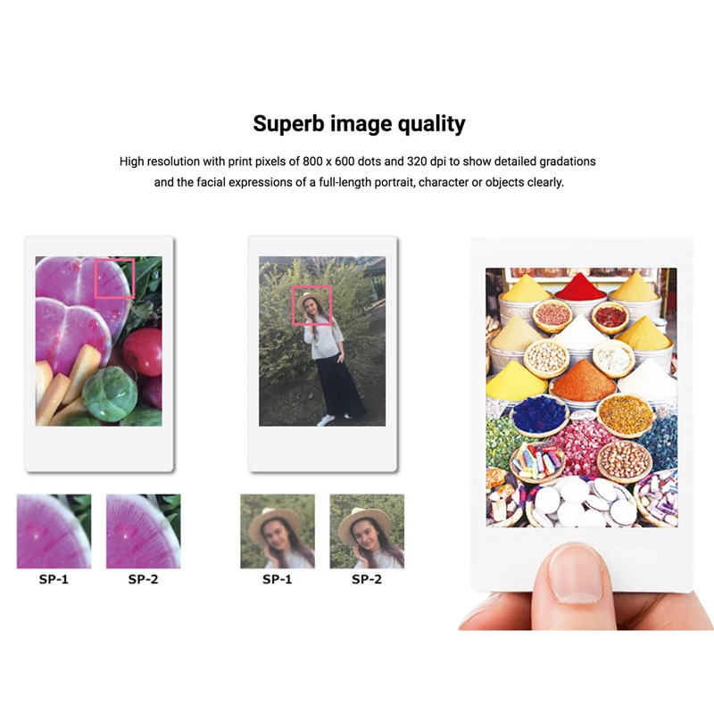 Fujifilm Instax Share SP 2 принтер для смартфонов Золотое серебро + Fuji мини белая простая 100