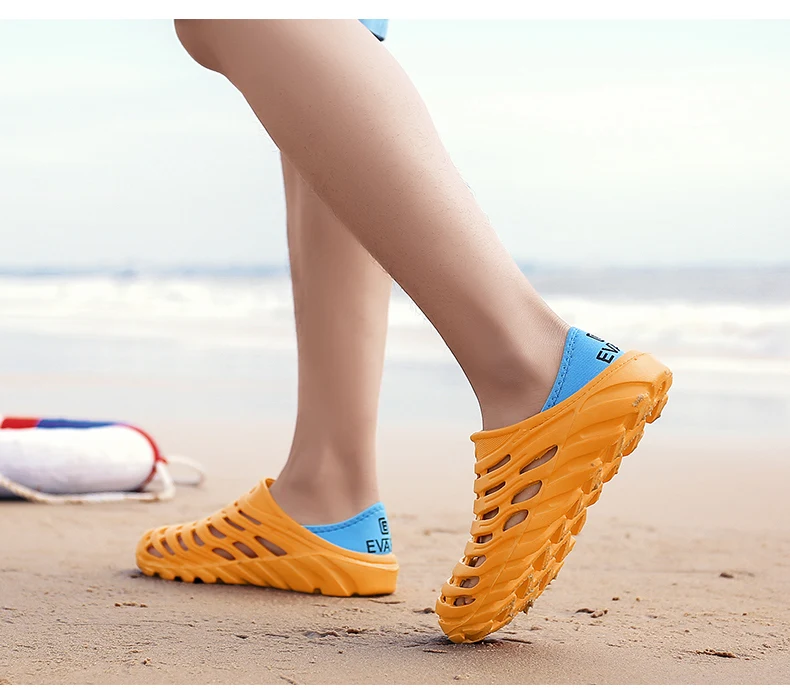 Мужская обувь с перфорацией; мужские сандалии; Sandalias; Летняя обувь; Sandalen; тапочки; Sandalet hombre Sandali Croc; Сабо; Новинка года