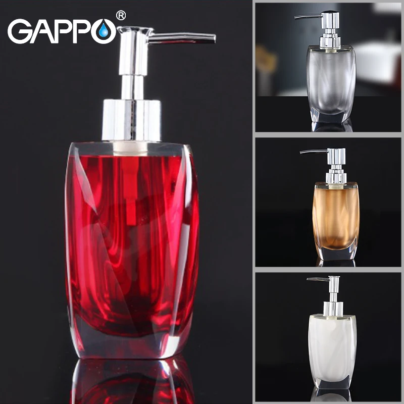 GAPPO liquid soap dispensers soaps pump imported resin Bottle Bath Shower Accessories bottles | Обустройство дома