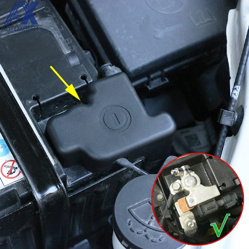 Анодный кабель AX для автомобильного аккумулятора зажим отрицательного кабеля