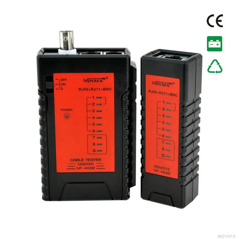 Оригинальный NOYAFA NF 468B сетевой кабель тест Lan Cat5 RJ45 набор инструментов Cat 5 6 провода