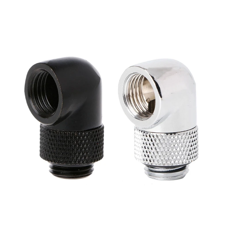 

G1/4" Thread Male to Female 90 Degree Angle Rotary Fitting Extender Adapter