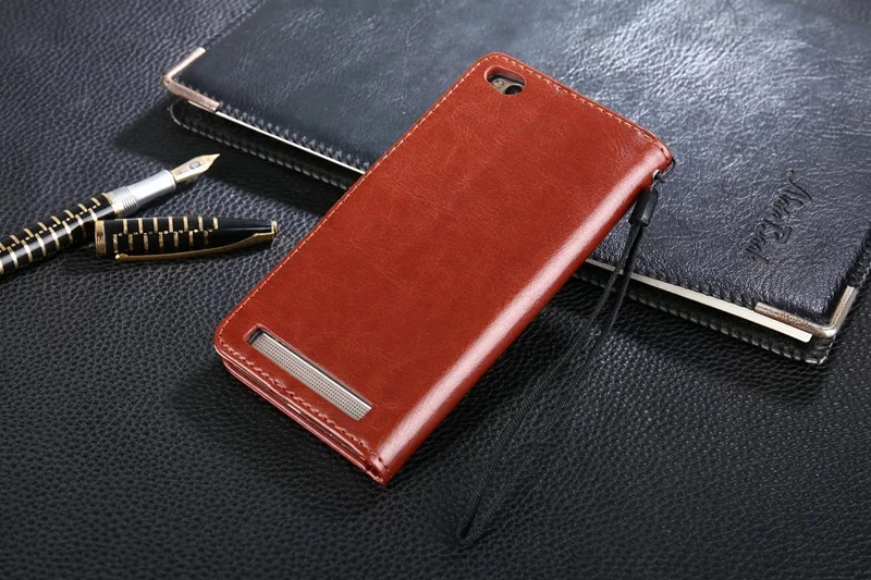 Кожаный кошелек оригинальный флип-чехол с ремешком чехол для телефона Xiaomi Redmi 5A