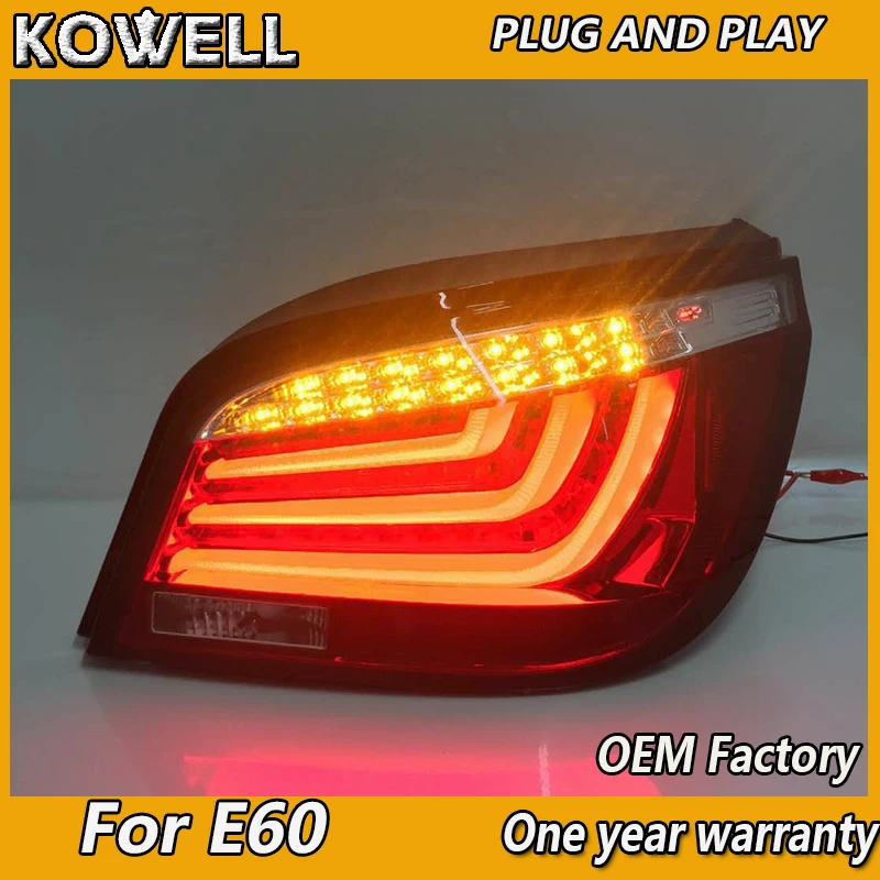

2PC Car Styling for BMW E60 Taillights 2004-2010 for E60 LED Tail Lamp+Turn Signal+Brake+Reverse LED light