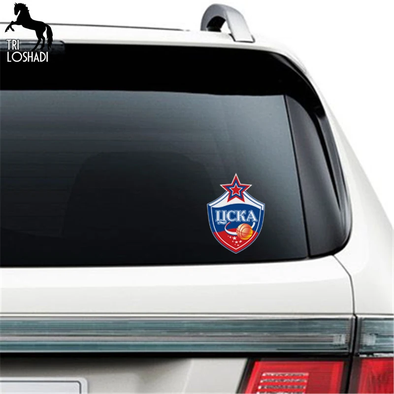 Tri Loshadi TRL129 14.4x20cm CSKA Moscow Football club car sticker funny stickers styling | Автомобили и мотоциклы
