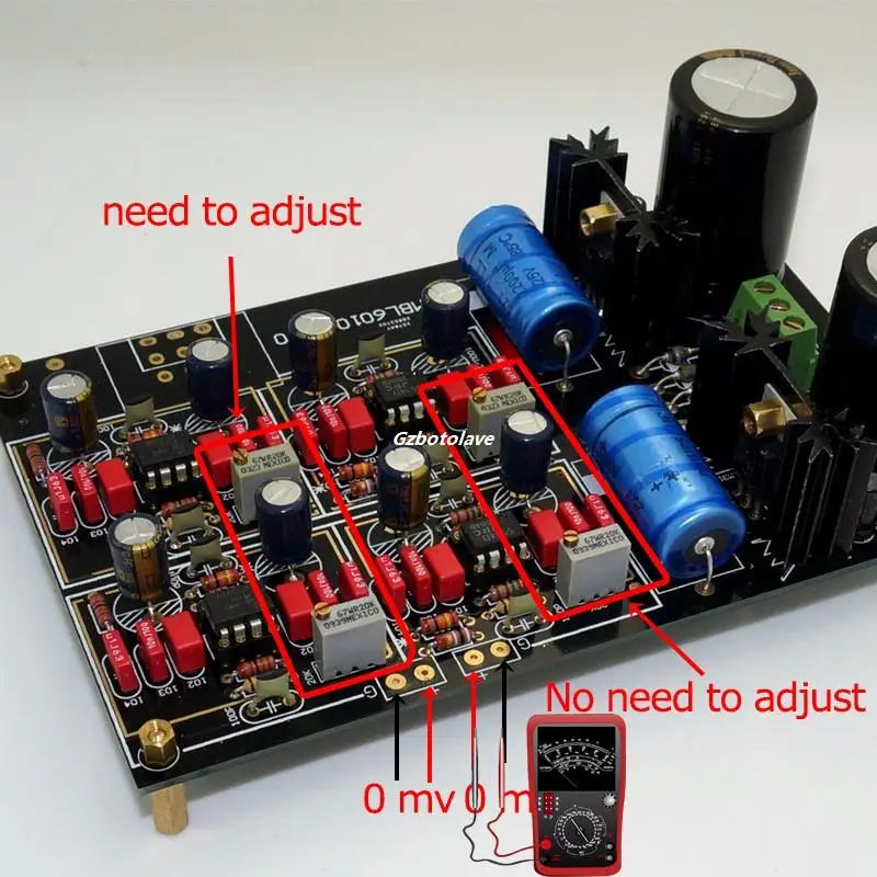 High-end MBL6010D Hi-Fi предусилитель DIY kit стерео принять JRC5534 Индивидуальные черное золото издание
