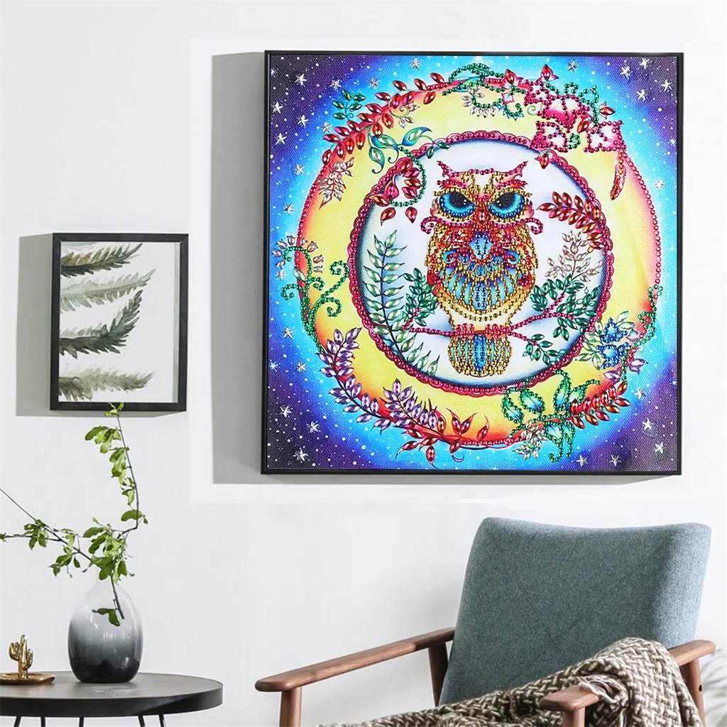 Алмазная вышивка сделай сам Круглый Алмаз специальный мультяшный Инопланетянин