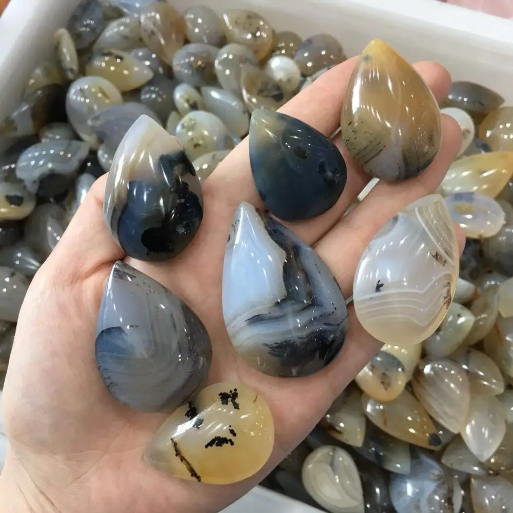 Натуральный камень Модные морские Подвески из халцедона ожерелье кулон для самостоятельного изготовления ювелирных изделий ожерелье