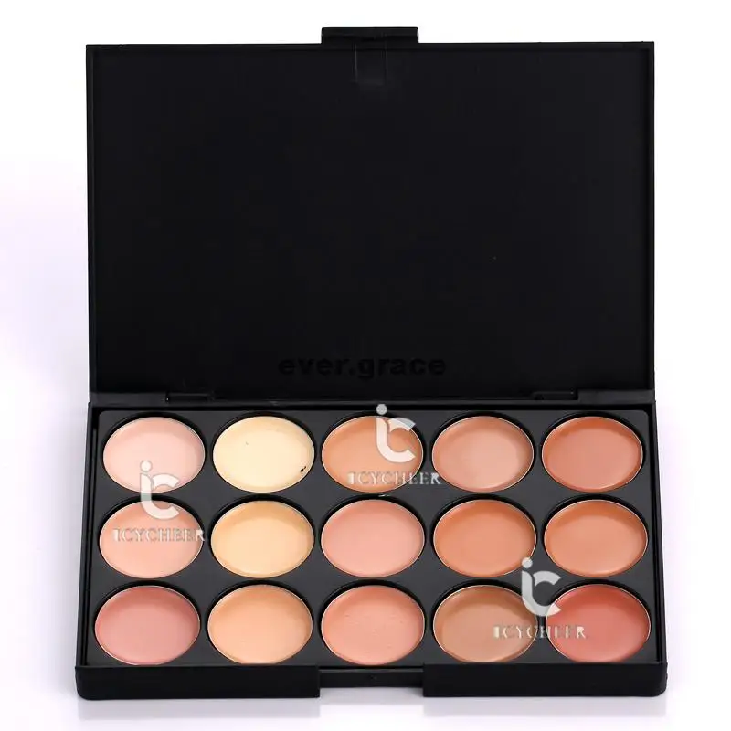 ICYCHEER нюдовый макияж 15 цветов матовый контур лица консилер крем палитра|concealer cream