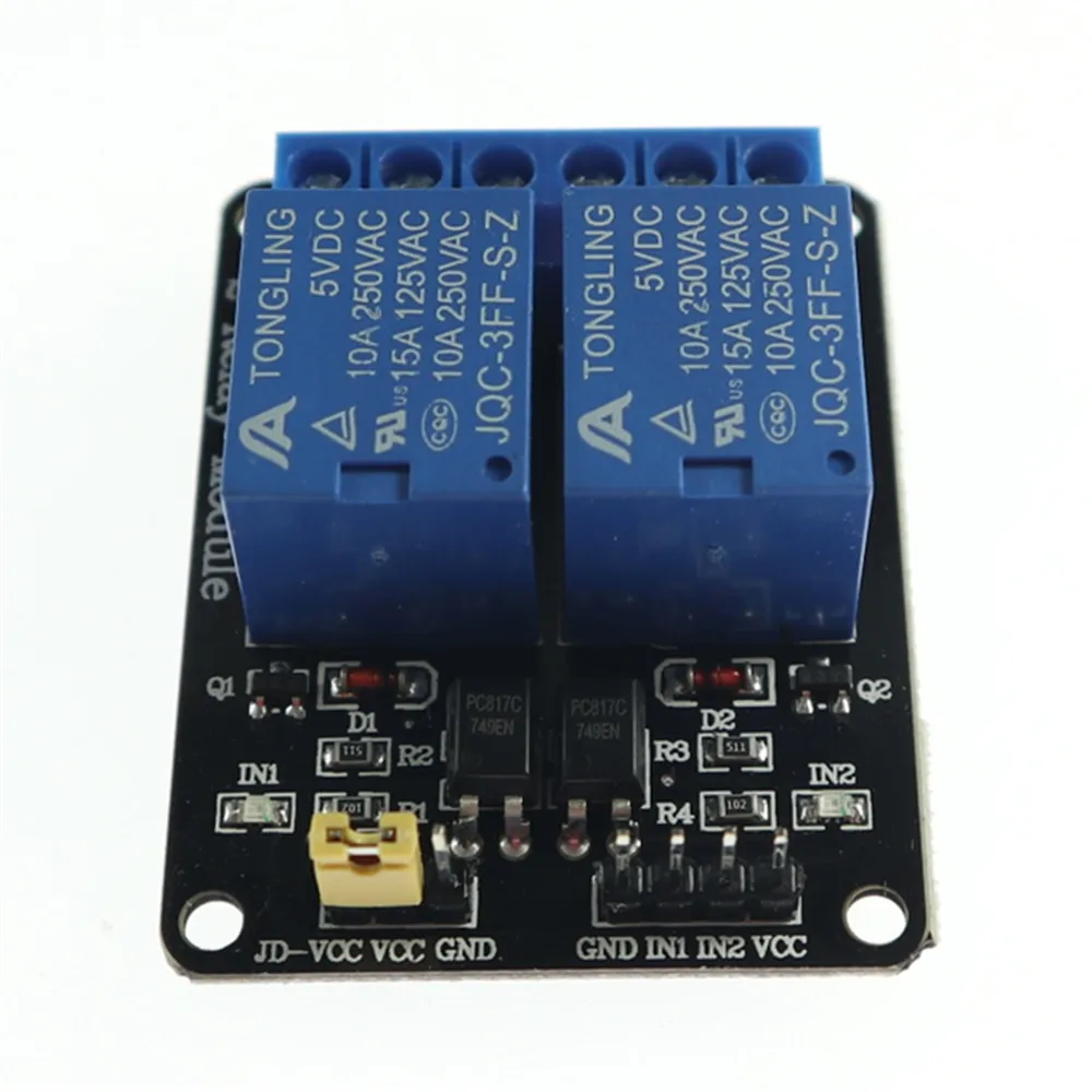 2-канальный релейный модуль KJ356 5 В для Arduino Uno R3 Raspberry Pi 10 шт. | Электроника