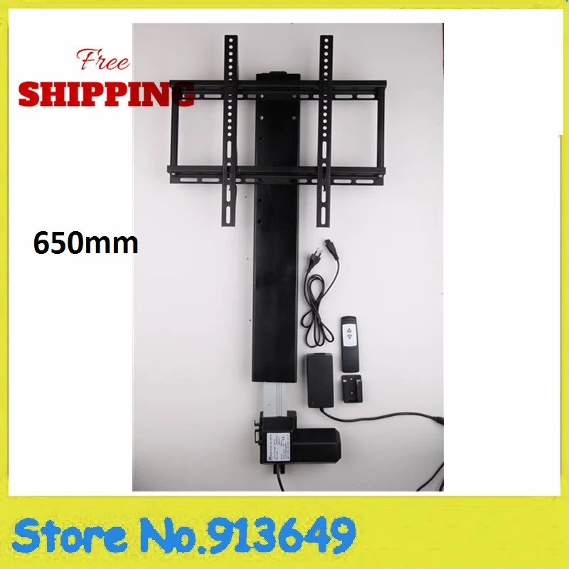 Бесплатная доставка тв крепление автоматический ТВ Лифт 650 мм W/пульт