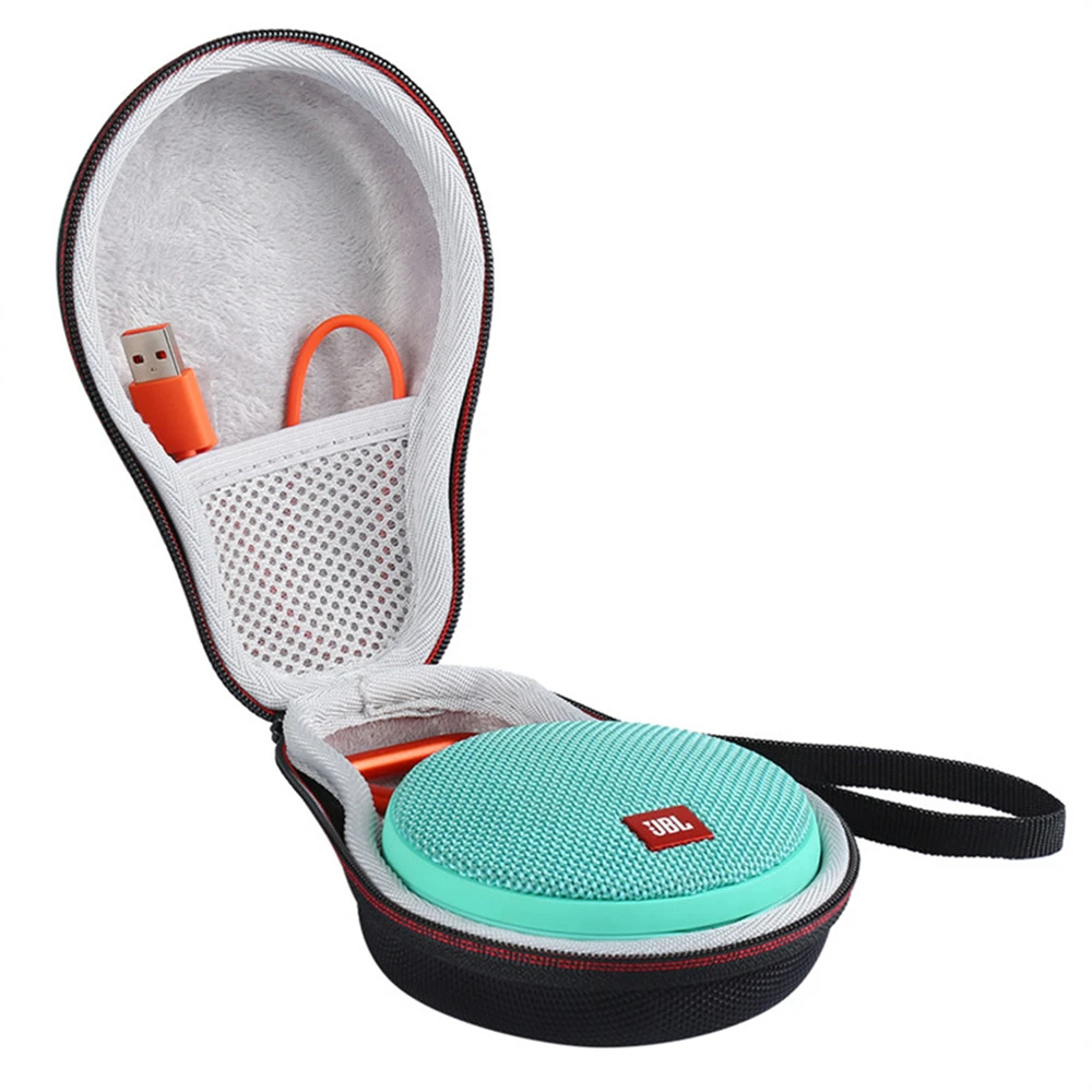 Portable Speaker Case Travel Cover For JBL Clip2 Clip 3 Bluetooth Sound Box Storage Carry Bag With Mesh Pocket Strap | Электроника