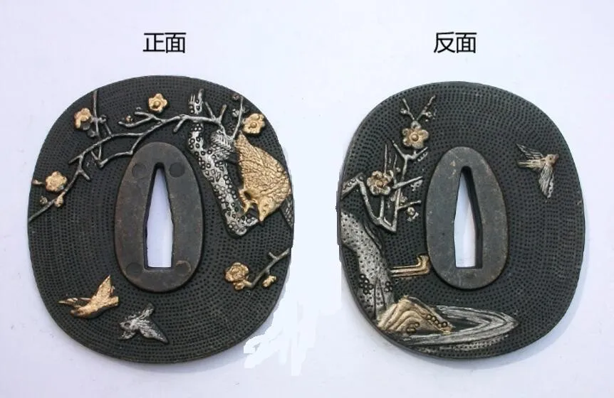 Сплав Guard Tsuba для японский меч самурая Катана аксессуар w цветок