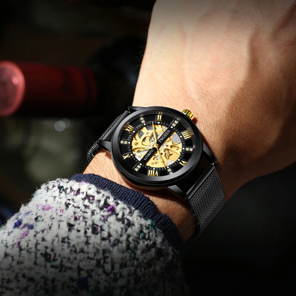 Механические часы для мужчин 2020 новые продажи автоматические наручные скелет