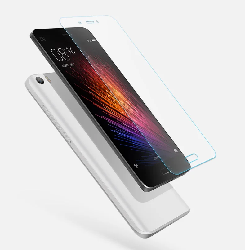 Для Xiaomi mi5 закаленное стекло Защита экрана 9H 2.5D 0 26 мм Твердость Взрывозащищенная