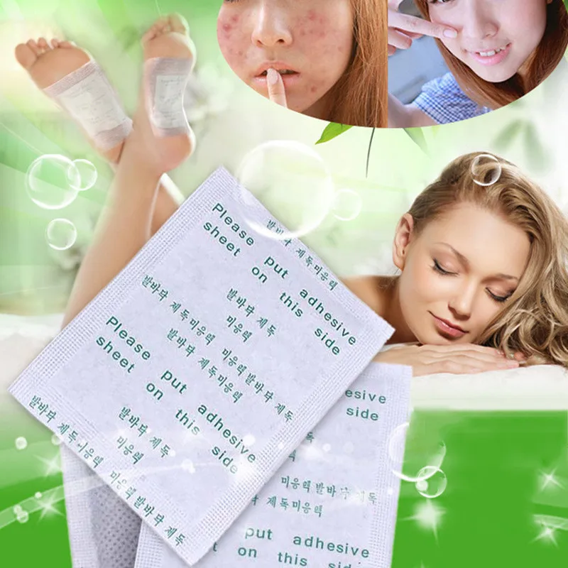 Новые 10 шт./пакет травяные очищающие Пластыри для ног ухода за ногами медицинский