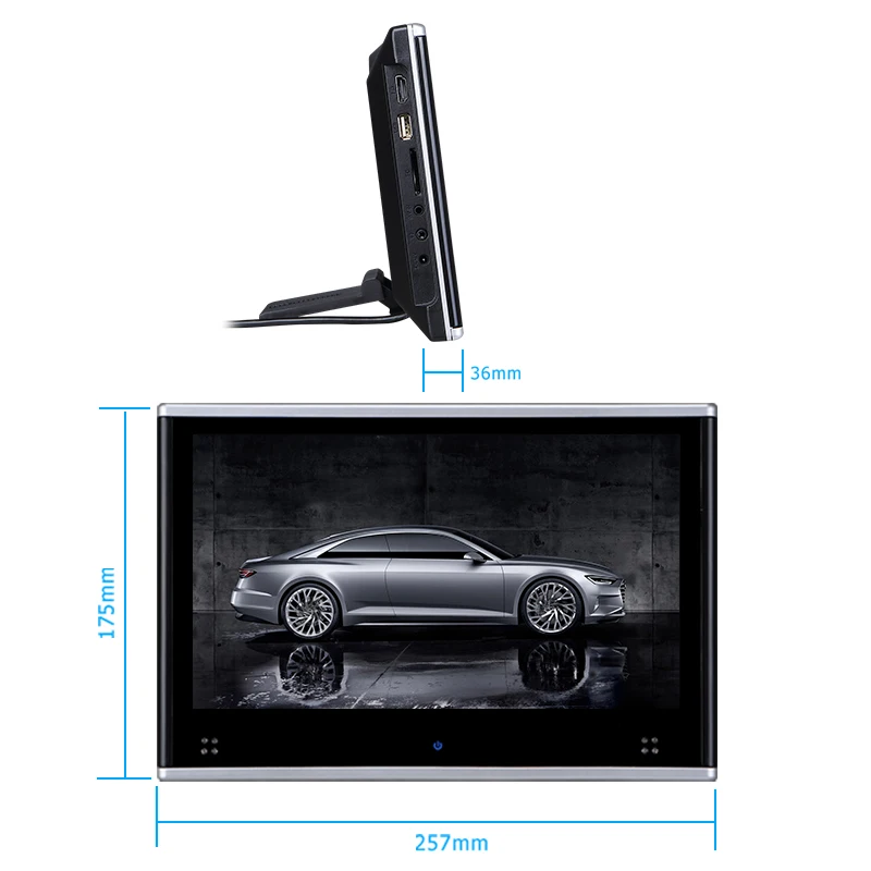 2 шт. 10 1 дюймов TFT LCD Цифровой HD сенсорный экран DVD Автомобильная Поддержка