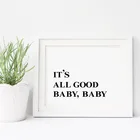 Плакат на холсте с надписью Biggie Smalls It's All Good Baby Song, принт, знаменитый большой хип-хоп, рэп, картина, домашний декор для стен