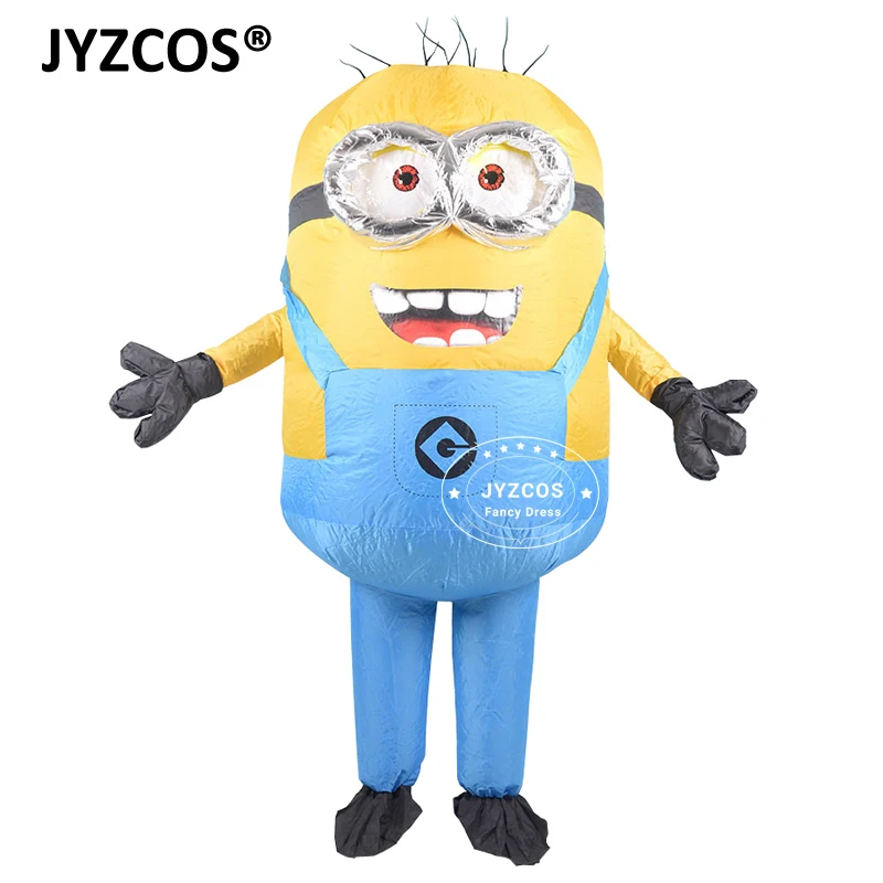 JYZCOS Хэллоуин косплей вечерние мультфильм взрослые надувные Миньоны костюм