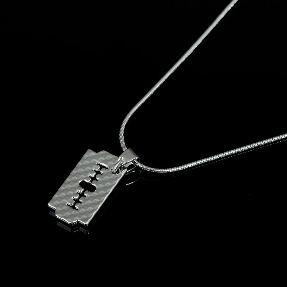 Модное металлическое ожерелье с подвеской в виде рыболовного крючка|fashion