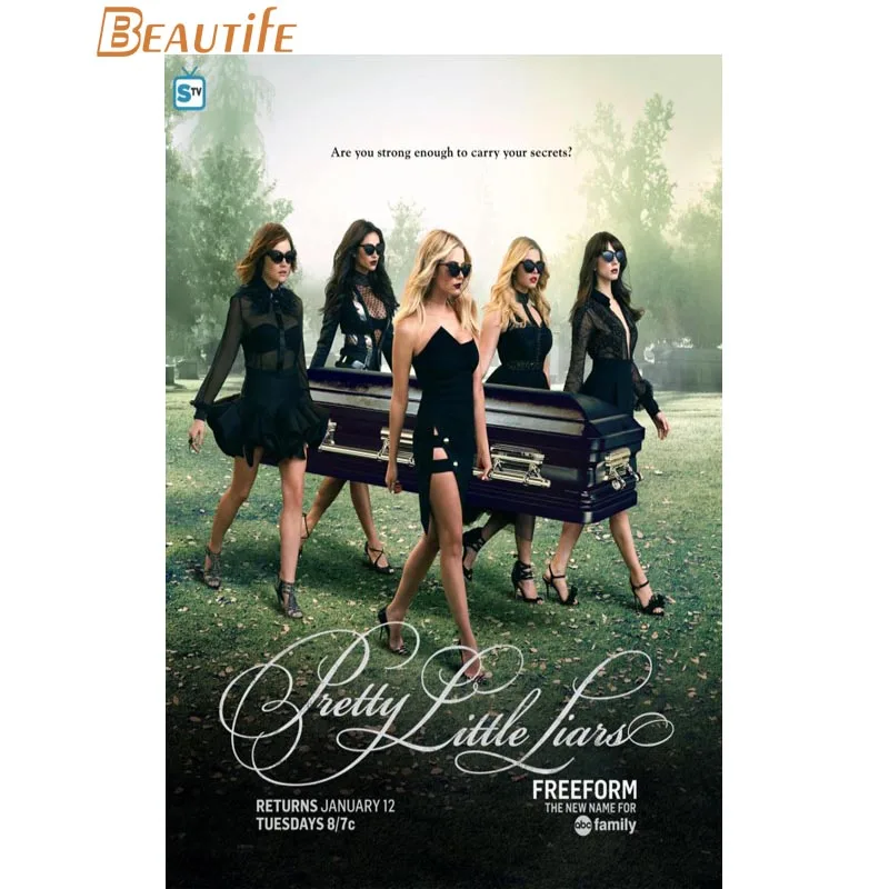 Горячая Распродажа персонализированный постер Pretty Little Liars украшение для дома