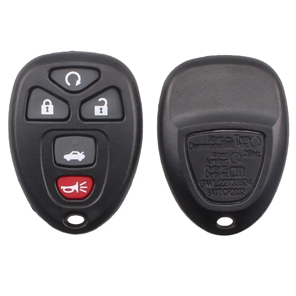 5 кнопок пустой пульт дистанционного ключа чехол для G-M Buick Saturn Chevrolet Pontiac G6 черный |
