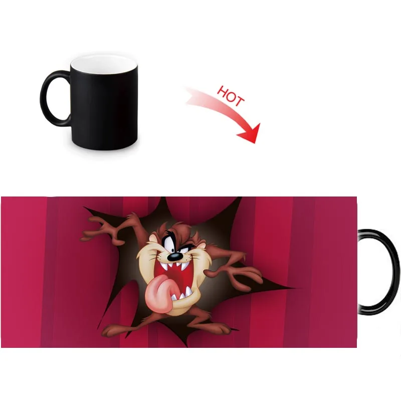 Tasmanian Devil TAZ Funny Travel Mug 12oz Coffee Milk Tea Cup Novelty Water Mugs Customized Birthday Gift | Дом и сад